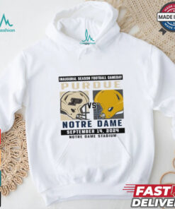 Official Notre Dame Fighting Irish vs Purdue Football Gameday September 14,2024 Matchup shirt, hoodie, sweater, long sleeve and tank top Official Notre Dame Fighting Irish vs Purdue Football Gameday September 14,2024 Matchup shirt