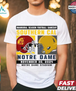 Official Notre Dame Fighting Irish vs Southern Cal Football Gameday October 19,2024 Matchup shirt, hoodie, sweater, long sleeve and tank top Official Notre Dame Fighting Irish vs Southern Cal Football Gameday October 19,2024 Matchup shirt