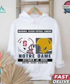 Official Notre Dame Fighting Irish vs Stanford Football Gameday October 12,2024 Matchup shirt Official Notre Dame Fighting Irish vs Stanford Football Gameday October 12,2024 Matchup shirt