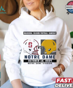 Official Notre Dame Fighting Irish vs Stanford Football Gameday October 12,2024 Matchup shirt