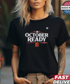 Official October Ready Clinched Detroit Tigers T Shirt
