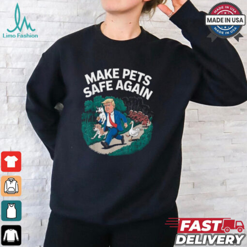 Official Ohio Cats Dogs Goose 2024 Debate Make Pets Safe Again T Shirt