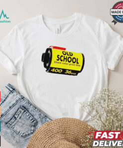 Official Old school 35mm color print film tee shirt