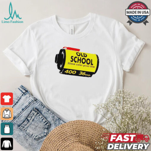 Official Old school 35mm color print film tee shirt