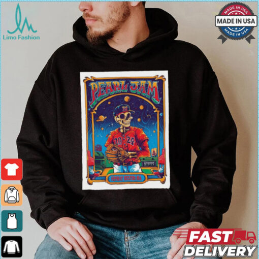 Official Pearl Jam September 15 And 17 Fenway Boston Ma Poster Shirt