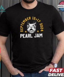 Official Pearl Jam September 15+17 2024 Boston Ma Shirt