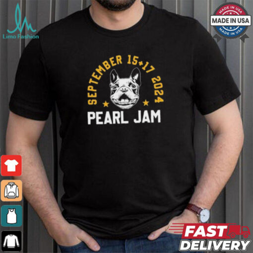 Official Pearl Jam September 15+17 2024 Boston Ma Shirt
