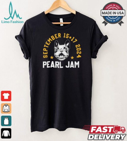 Official Pearl Jam September 15+17 2024 Boston Ma Shirt