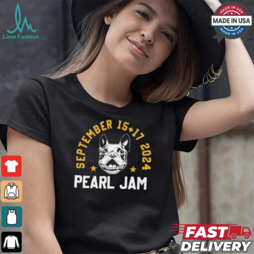 Official Pearl Jam September 15+17 2024 Boston Ma Shirt
