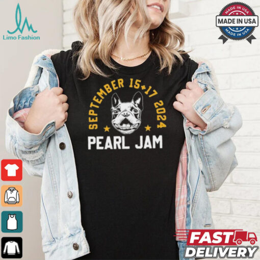Official Pearl Jam September 15+17 2024 Boston Ma Shirt