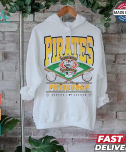 Official Pittsburgh Pirates White Straight Shot 47 Franklin Fashion Shirt