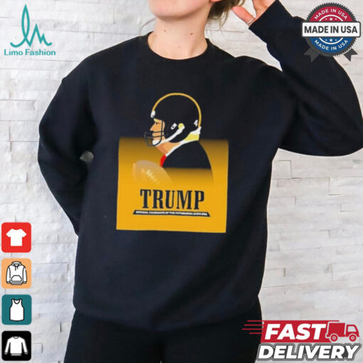 Official Pittsburgh Steelers Donald Trump 2024 Iron Steel T Shirt
