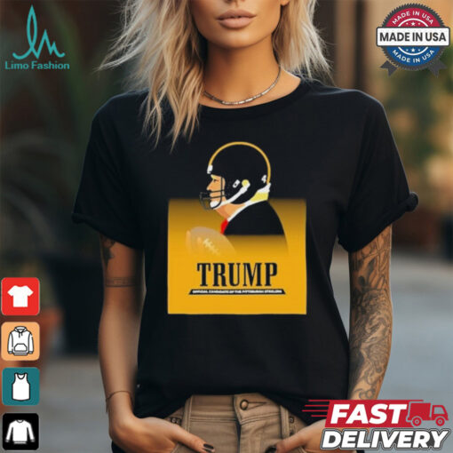 Official Pittsburgh Steelers Donald Trump 2024 Iron Steel T Shirt