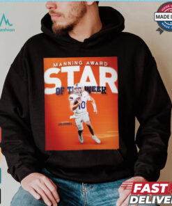 Official Poster Anthony Colandrea Manning Award Stars Of The Week vs Wake Forest t shirt