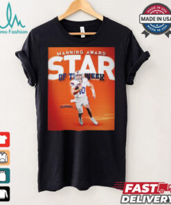 Official Poster Anthony Colandrea Manning Award Stars Of The Week vs Wake Forest t shirt