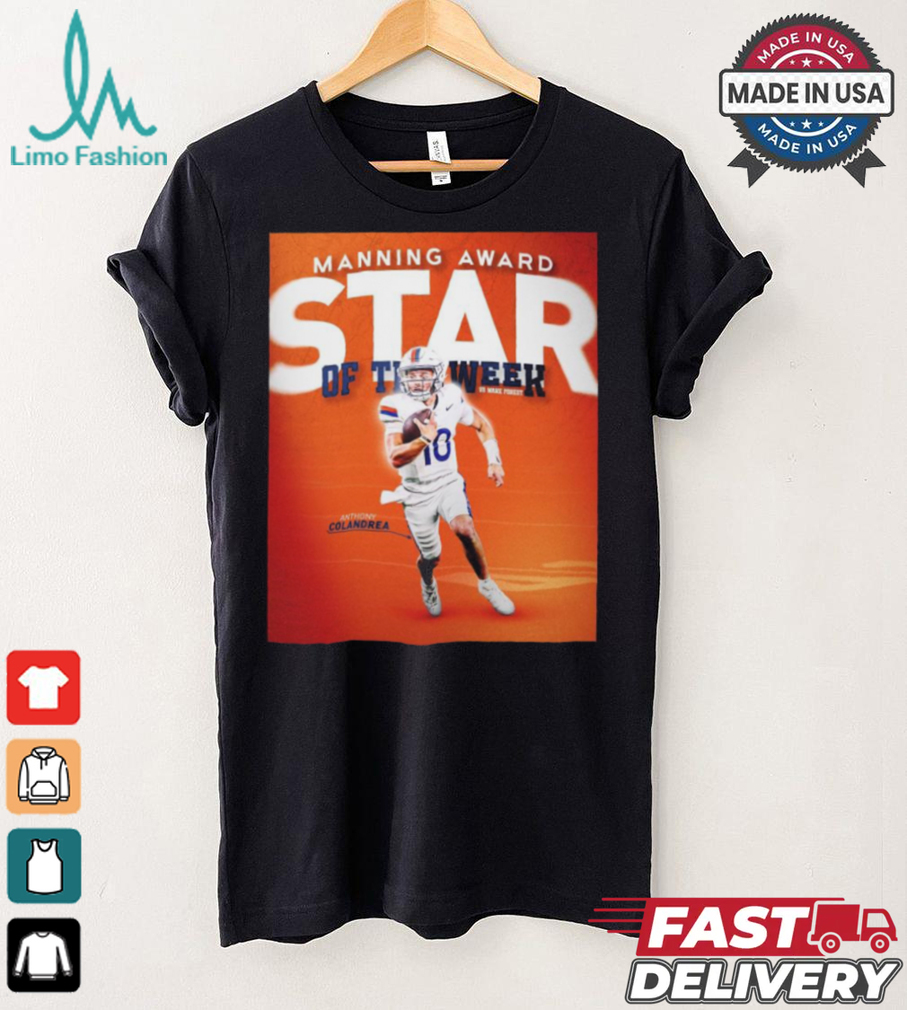 Official Poster Anthony Colandrea Manning Award Stars Of The Week vs Wake Forest t shirt Official Poster Anthony Colandrea Manning Award Stars Of The Week vs Wake Forest t shirt