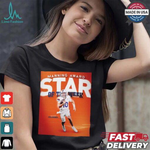 Official Poster Anthony Colandrea Manning Award Stars Of The Week vs Wake Forest t shirt