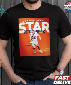 Official Poster Anthony Colandrea Manning Award Stars Of The Week vs Wake Forest t shirt
