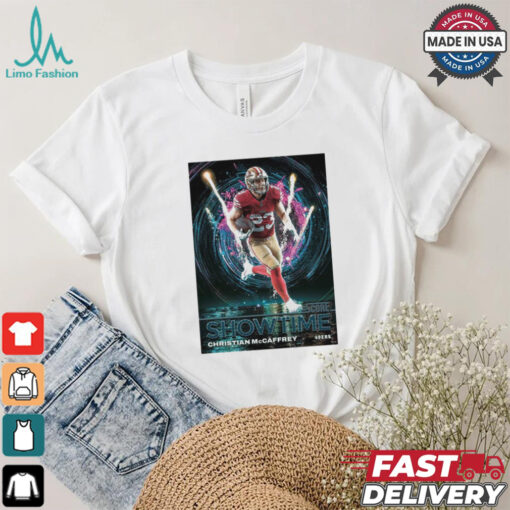 Official Poster Core Showtime Christian Mccaffrey San Francisco 49ers NFL t shirt