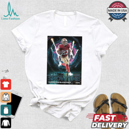 Official Poster Core Showtime Christian Mccaffrey San Francisco 49ers NFL t shirt