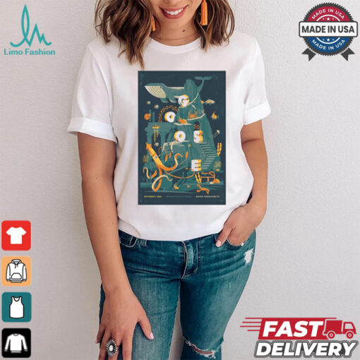 Official Poster Goose Sep 3 2024 MGM Music Hall At Fenway in Boston MA t shirt