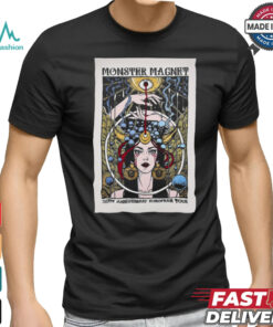 Official Poster Monster Magnet 35th Anniversary European 2024 Tour t shirt