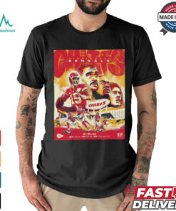 Official Poster NFL 2024 Kansas City Chiefs vs. Cincinnati Bengals 15 09 2024 Graphic t shirt