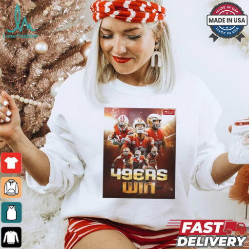 Official Poster San Francisco 49ers Monday night Win to start the season NFL 2024 t shirt