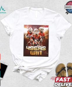 Official Poster San Francisco 49ers Monday night Win to start the season NFL 2024 t shirt