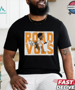 Official Poster Tennessee Vols Vs Oklahoma Sooners Road Vols Chad Fields t shirt