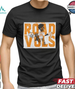 Official Poster Tennessee Vols Vs Oklahoma Sooners Road Vols Chad Fields t shirt