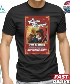 Official Poster The California Honeydrops Sep 12 2024 Gothic Theatre in Englewood, CO event t shirt