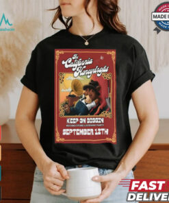 Official Poster The California Honeydrops Sep 12 2024 Gothic Theatre in Englewood, CO event t shirt