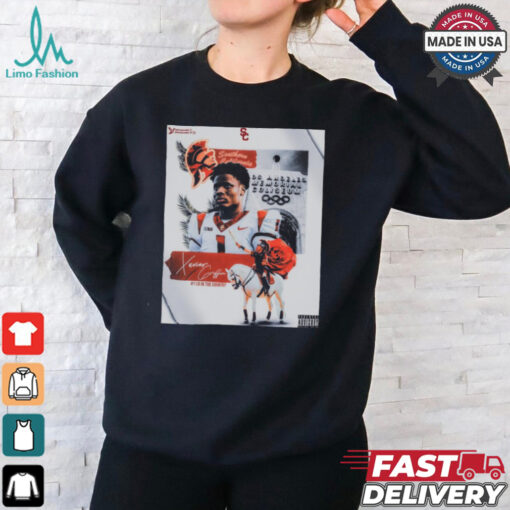 Official Poster Xavier Griffin USC Trojans #1 LB In The Country t shirt