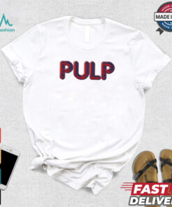 Official Pulp Us Tour Encore Ecru Shirt Official Pulp Us Tour Encore Ecru Shirt