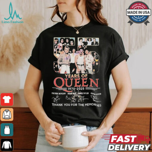Official Queen We Are Champions 1970 2025 Signature Shirt