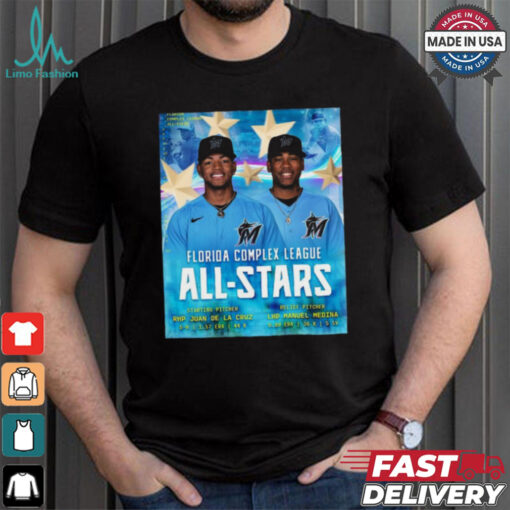 Official RHP Juan De La Cruz and LHP Manuel Medina Florida Complex League All Stars shirt