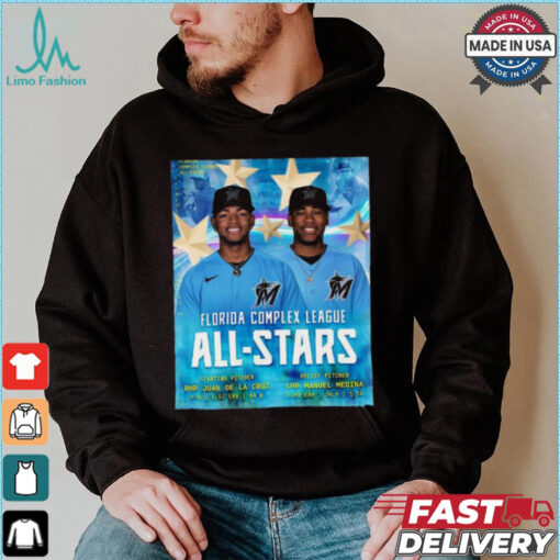 Official RHP Juan De La Cruz and LHP Manuel Medina Florida Complex League All Stars shirt