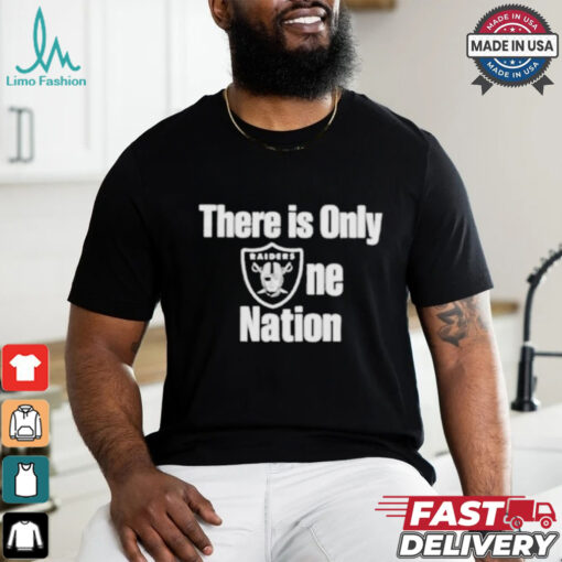 Official Raiders There Is Only One Nation Shirt