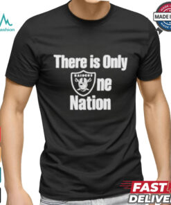 Official Raiders There Is Only One Nation Shirt