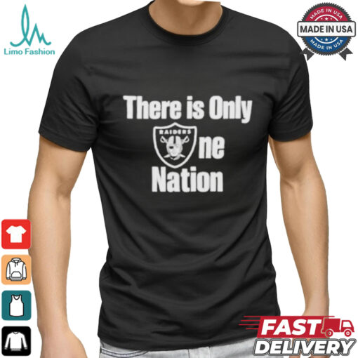 Official Raiders There Is Only One Nation Shirt