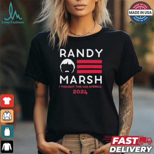 Official Randy Marsh I Thought This Was America 2024 Black t shirt