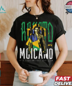 Official Renato Moicano Brazil Flag UFC Lightweight Division Vintage Graphic t shirt