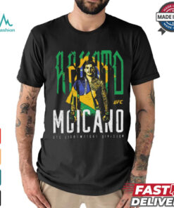Official Renato Moicano Brazil Flag UFC Lightweight Division Vintage Graphic t shirt