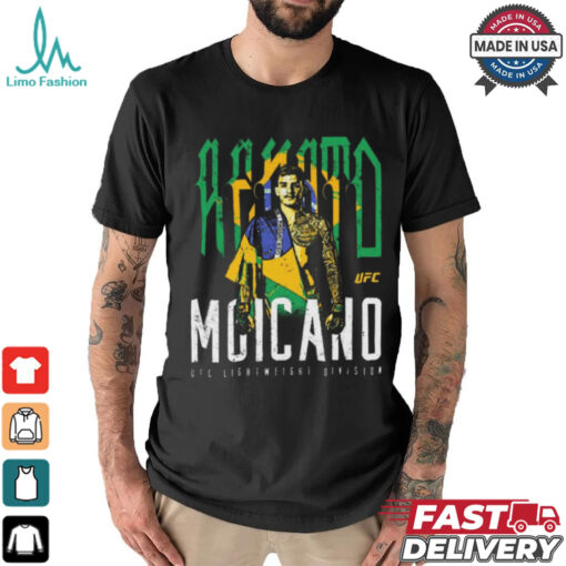 Official Renato Moicano Brazil Flag UFC Lightweight Division Vintage Graphic t shirt