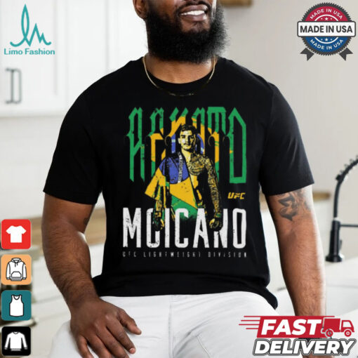 Official Renato Moicano Brazil Flag UFC Lightweight Division Vintage Graphic t shirt
