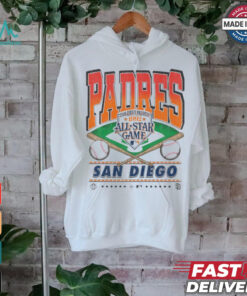 Official San Diego Padres White Straight Shot 47 Franklin Fashion Shirt