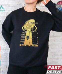 Official San Francisco 49ers Super Bowl 5 Time Champions Ready For New Season 2024 t shirt