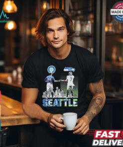 Official Seattle Mariners x Seattle Seahawks Signature T Shirt