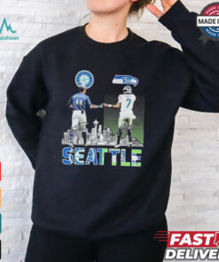 Official Seattle Mariners x Seattle Seahawks Signature T Shirt
